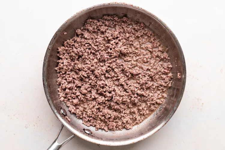 Cooked ground beef
